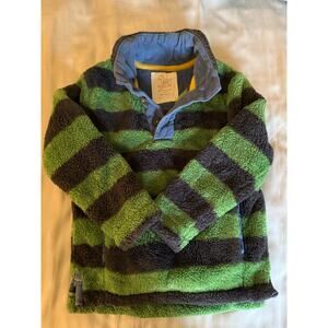 Mini Boden Blue Green fleece size 3-4